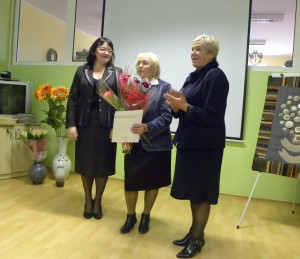 Jubiliejaus proga pasveikinta Stanislova Maslinskienė